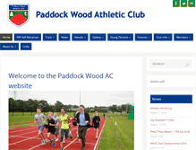 Tablet Screenshot of paddockwoodac.co.uk